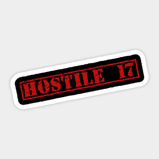 Hostile 17 Sticker